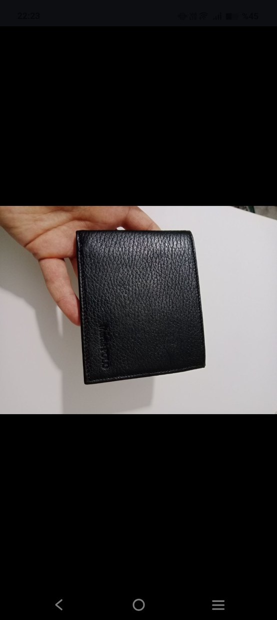 Siyah Deri Erkek Cüzdanı - Görsel 4
