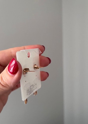 Xuping Marka Lila  Uzun Payetli Kadın Küpe - Görsel 3