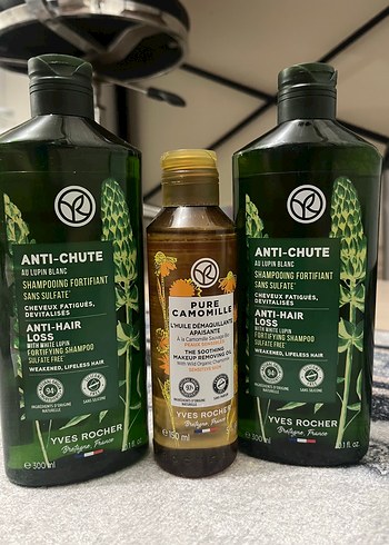 Yves Rocher Saç Dökülmesine Karşı Şampuan ve Makyaj Temizleyici