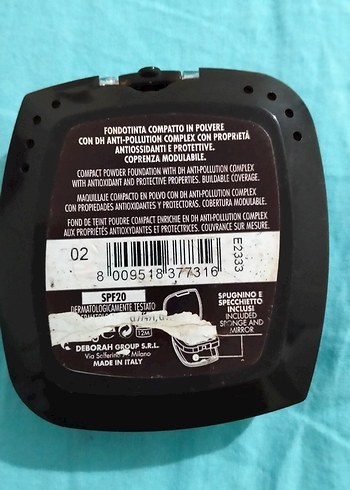 Deborah Suya Dayanıklı Kompakt Pudra ve ruj ikili set - Görsel 4