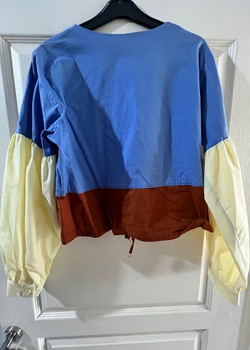 Renkli Bağcıklı Uzun Kollu Kadın Gömlek - Görsel 2