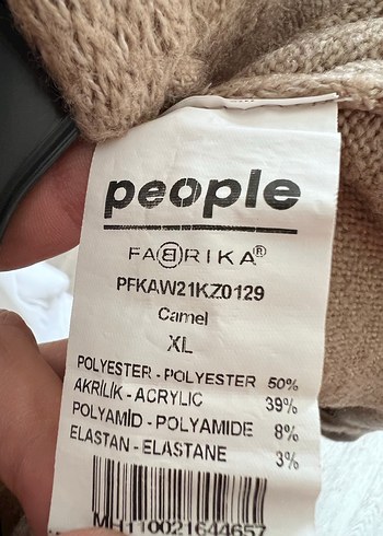 Bej Örgü Kadın Triko Sweatshirt - Görsel 5