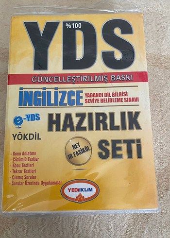 YDS İngilizce Hazırlık Seti Güncellenmiş Baskı