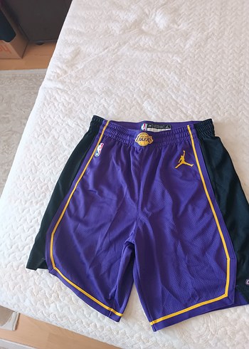 Mor Los Angeles Lakers Spor Şortu