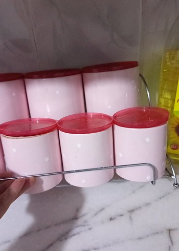 Paşabahçe Pastel Pembe Mutfak Saklama Kabı Seti