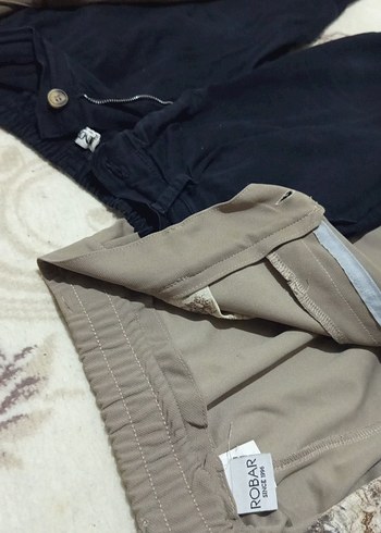 LC Waikiki Bej Renkli Kemerli Rahat Kadın Kumaş Pantolon