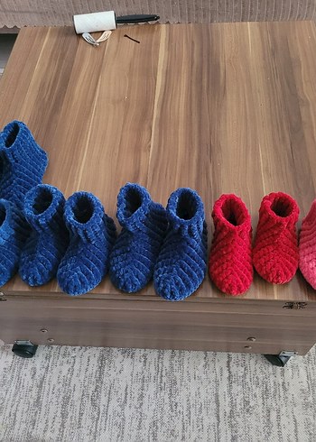 Renkli Örgü Erkek Bebek Patikleri - Görsel 2