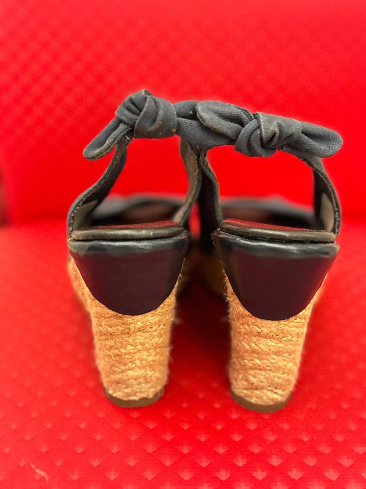 Kadın Lacivert Dolgu Topuklu Sandalet - Görsel 3