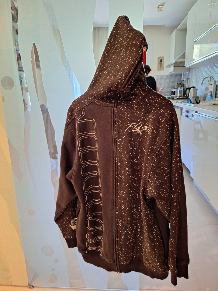 Erkek Siyah Kapüşonlu Michael Jordan - Görsel 2