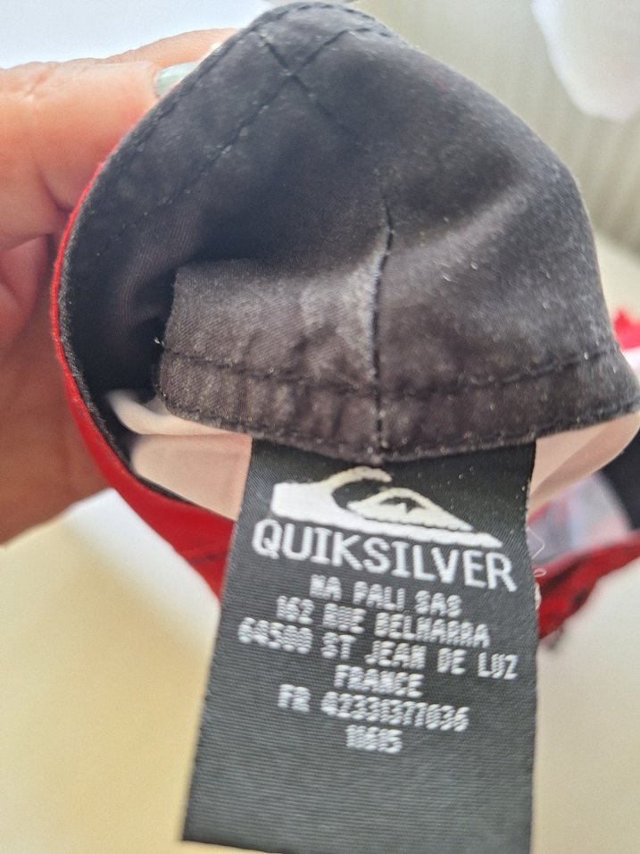 Erkek Desenli Kırmızı Midi Şort - Görsel 3