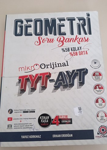 TYT-AYT Geometri Soru Bankası mikrOOrijinal