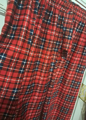 Kırmızı Ekose Erkek Pijama Altı - Görsel 3