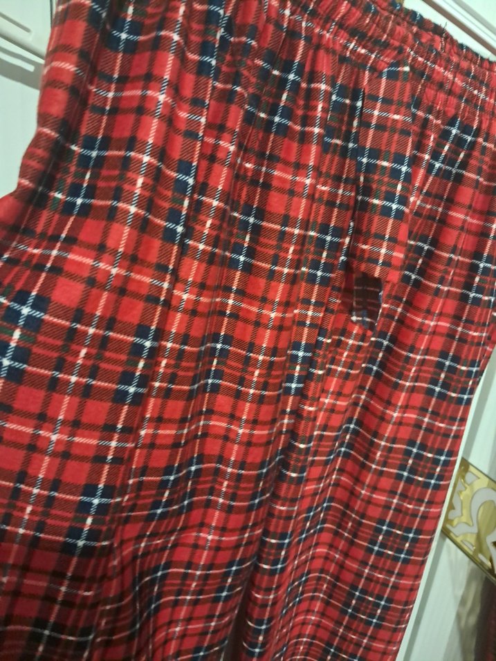 Kırmızı Ekose Erkek Pijama Altı - Görsel 3