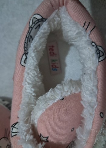 Kızlar için Renkli Desenli Sıcak Terlik - Görsel 4