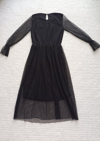 Civil kız çocuk siyah elbise - Görsel 8