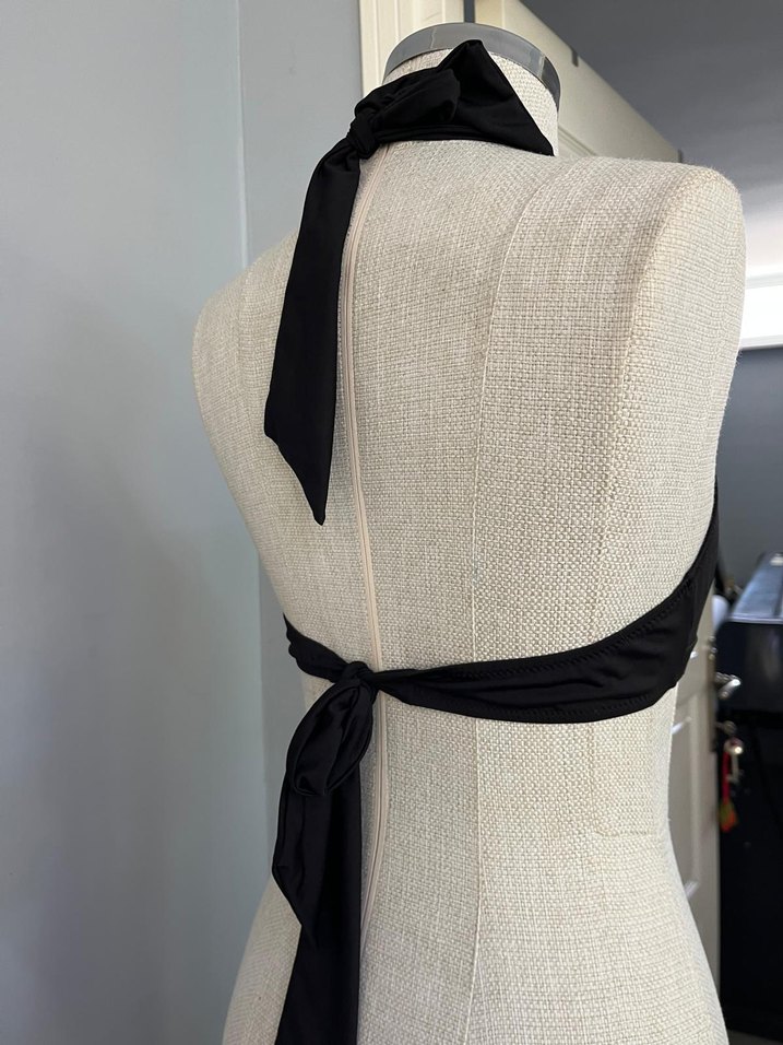 Siyah Mini Goth Sütyen - Görsel 2