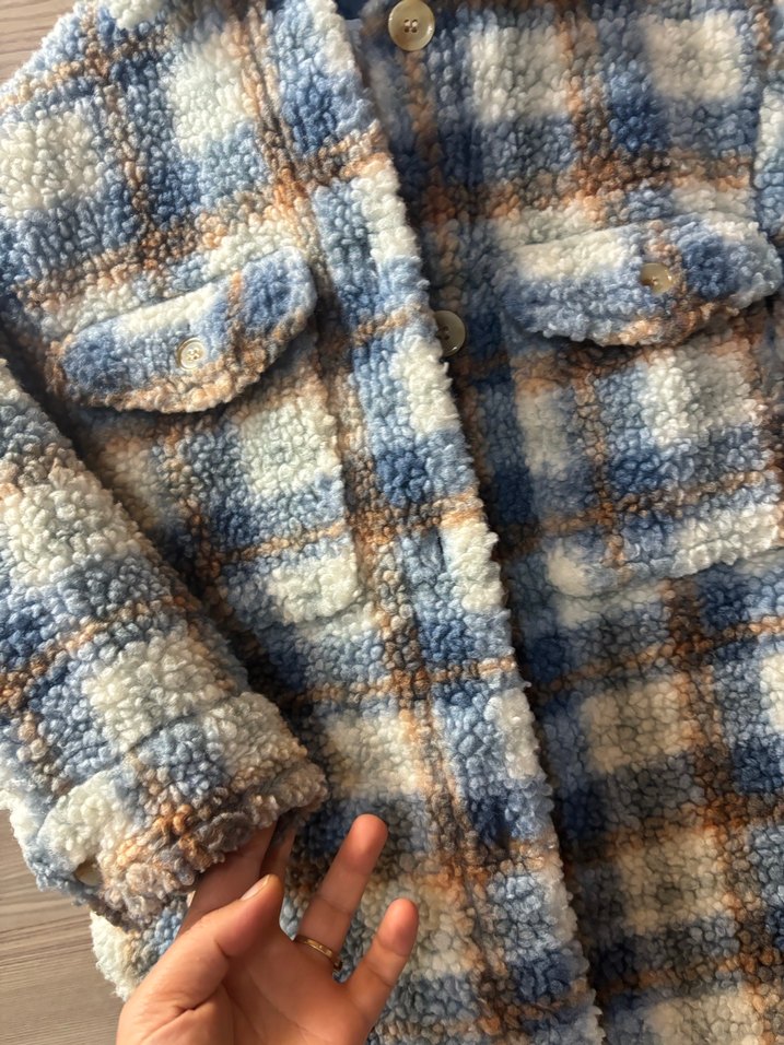 Erkek Çocuk Düğmeli Ekose Desenli Ceket son fiyat - Görsel 5