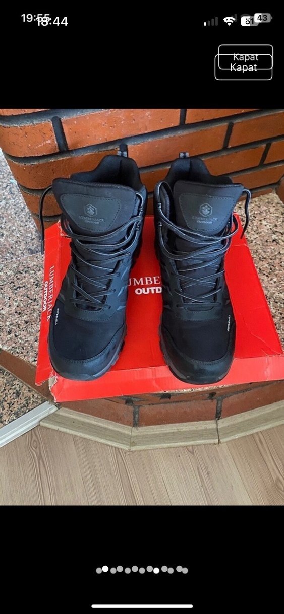 Gri Bağcıklı Erkek Outdoor Botları - Görsel 4