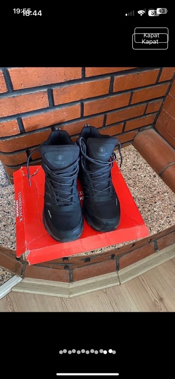 Siyah Erkek Outdoor Bağcıklı Bot - Görsel 3