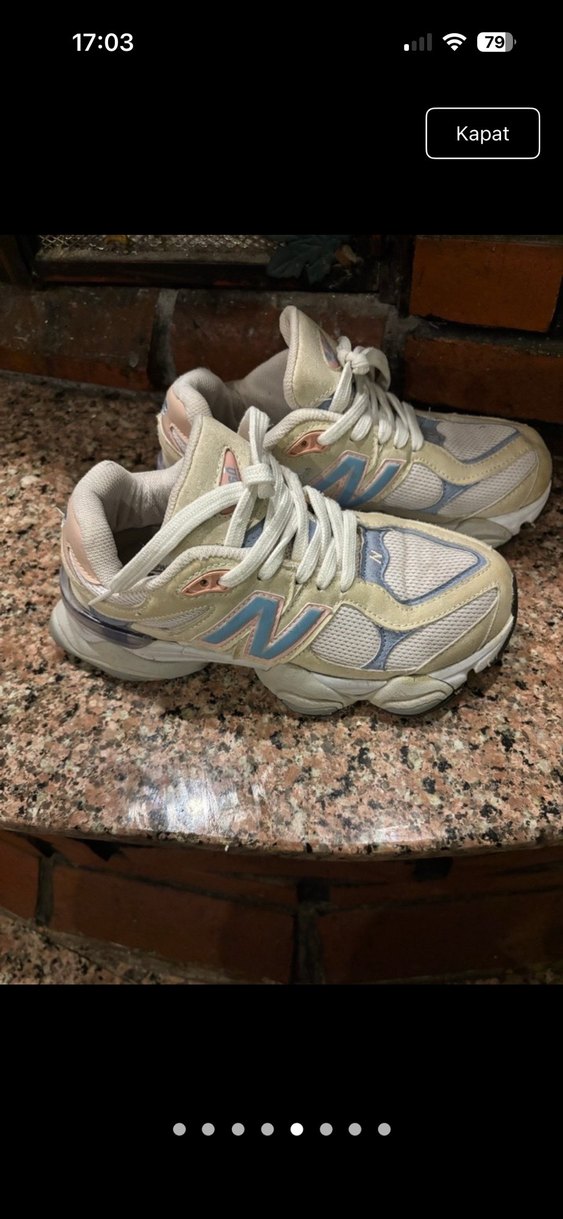 Beyaz Bağcıklı Sokak Stili Kadın Spor Ayakkabısı - Görsel 5