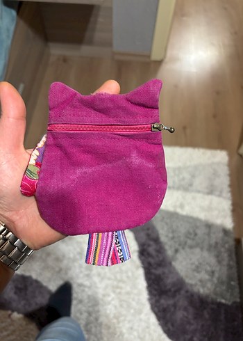 Renkli Pembe Baykuş Peluş cüzdan - Görsel 2