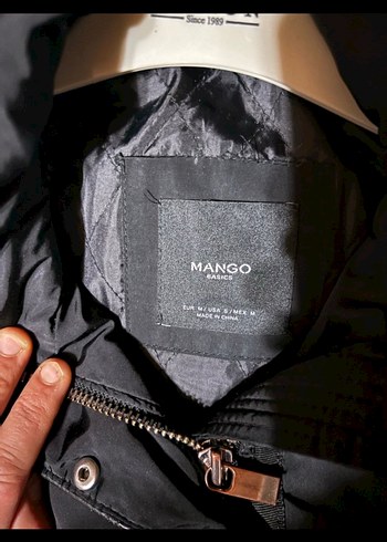 Siyah Kuşaklı Uzun Kadın Kışlık Mont - Görsel 3