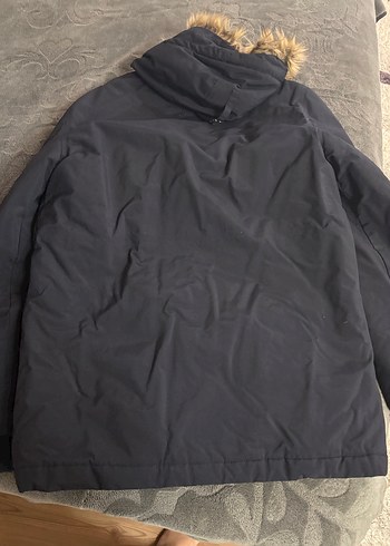 Düğmeli Siyah Midi Erkek Mont - Görsel 7