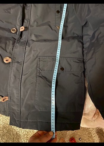 Düğmeli Siyah Midi Erkek Mont - Görsel 8