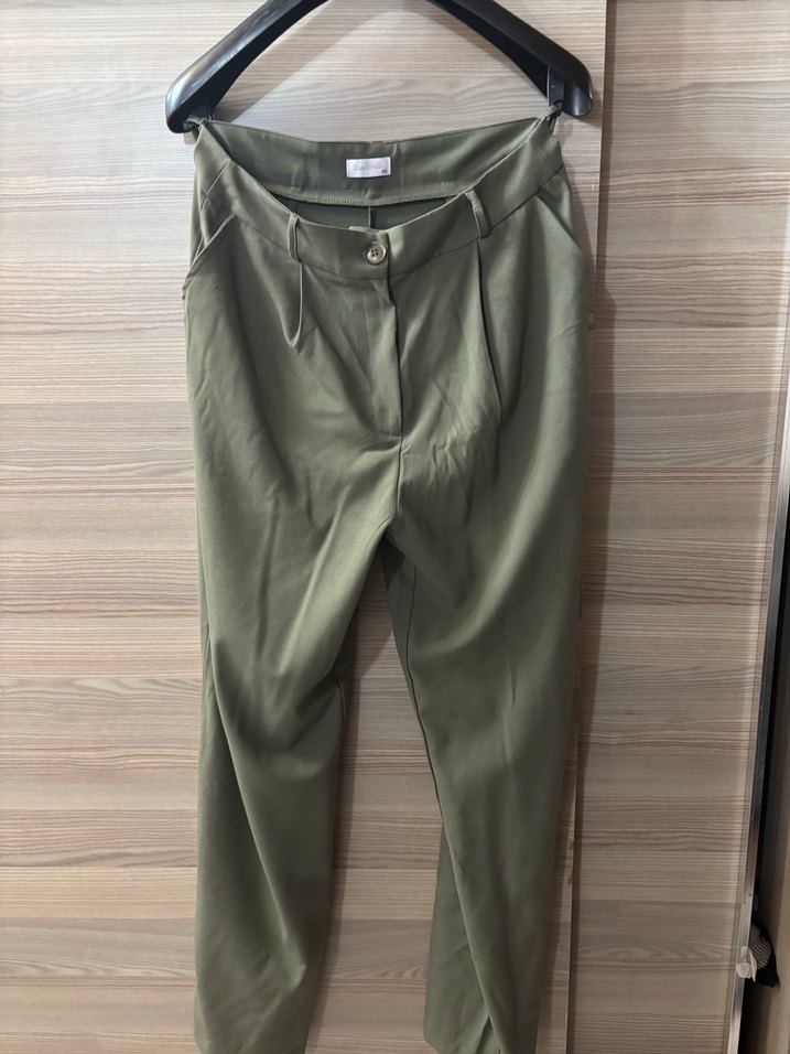 Kadın Haki Uzun Kollarsız Takım - Görsel 2