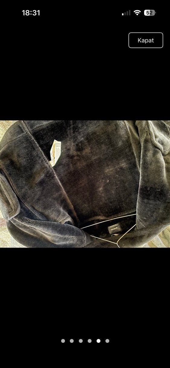 Siyah Kürklü Deri Kadın Biker Ceket - Görsel 4