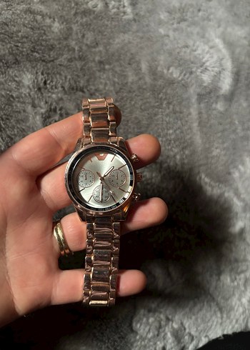 Gri Kordonlu Kadın Saat - Görsel 2