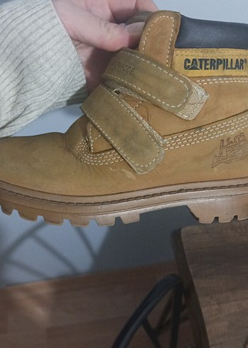 Cat Cat Bej Deri Erkek Çocuk Botu