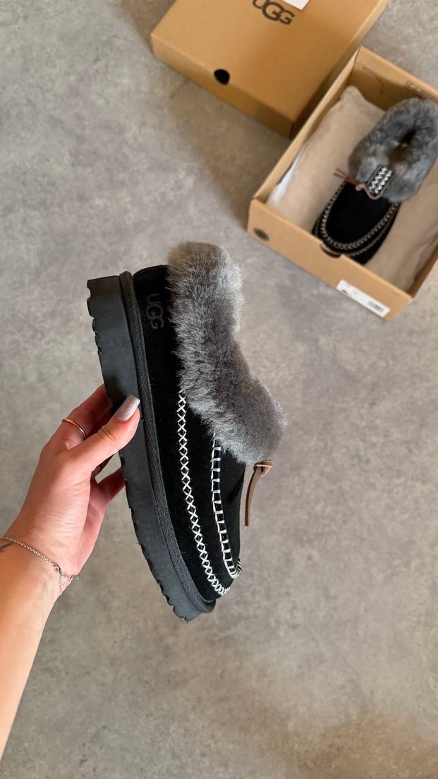 Gri Süet Kürklü Kadın Terlik - Görsel 5