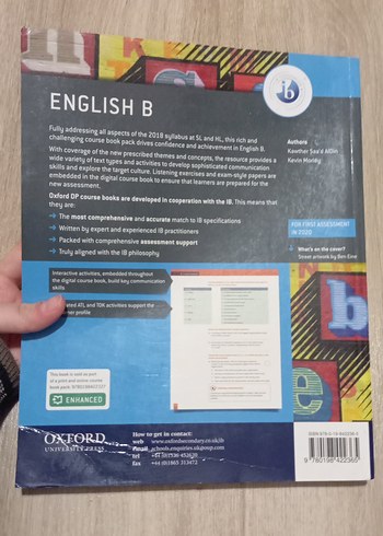 IB English B course book - Görsel 4