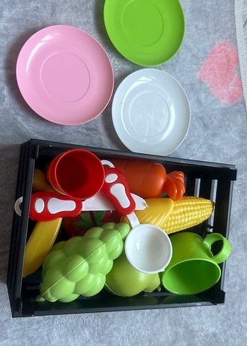Diğer Renkli Plastik Mutfak Aksesuarları Seti