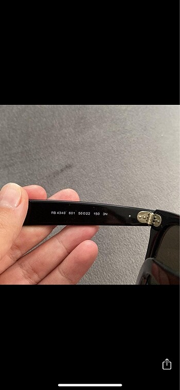 Rayban güneş gözlüğü Atasun optik den alındı