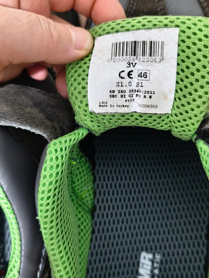 Çelik burunlu iş Ayakkabısı Velcro Bantlı - Görsel 2