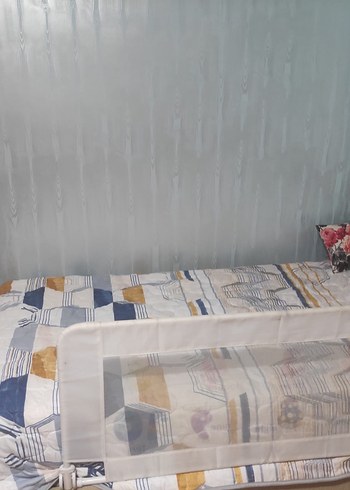 Beden Beyaz Çocuk Yatak Bariyeri Sayılar Desenli