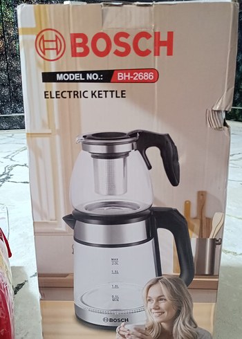 Bosch BH-2686 Cam Elektrikli Su Isıtıcısı