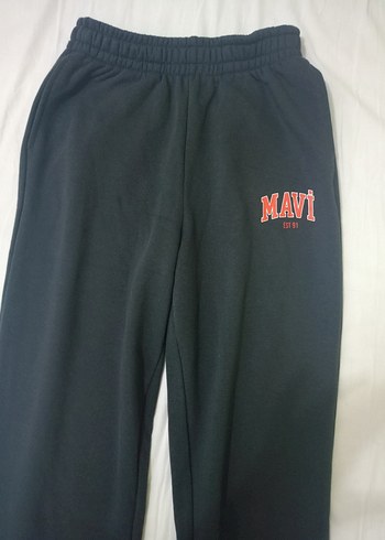 Mavi Jeans Kadın Siyah Baskılı Rahat Eşofman Altı