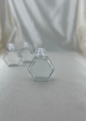 Altıgen cam şişe - Görsel 3