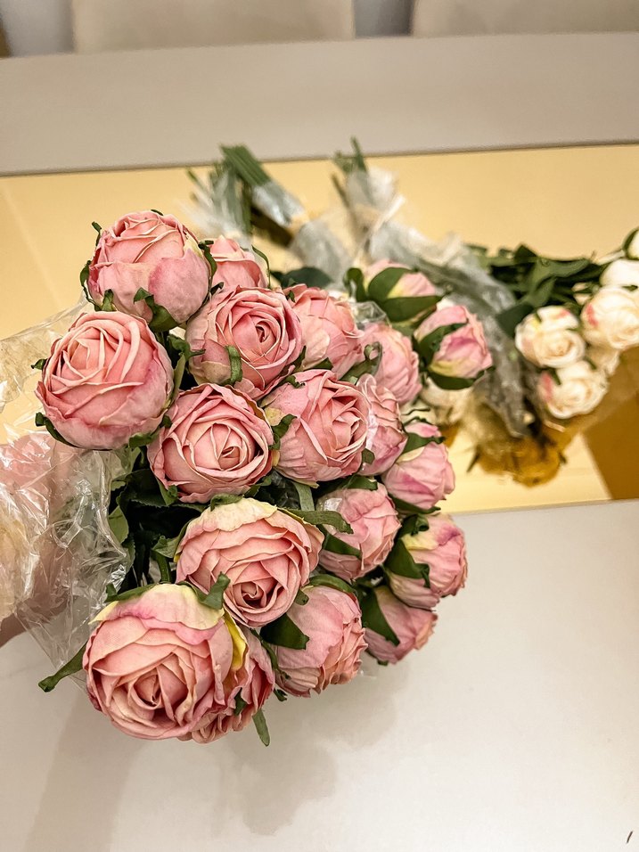 Yapay çiçek demeti - Görsel 4