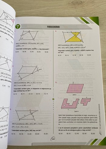  TYT-AYT Geometri Soru Bankası ve Benim Hocam Fizik kitabı