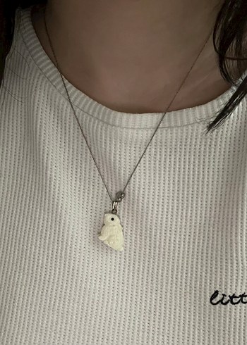 Soft Bunny Necklace Tavşan ve Kalp Detaylı Zarif Kolye 