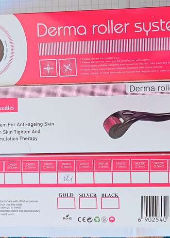 Mor Derma Roller Cilt Bakım Aleti 0.5 mm - Görsel 3