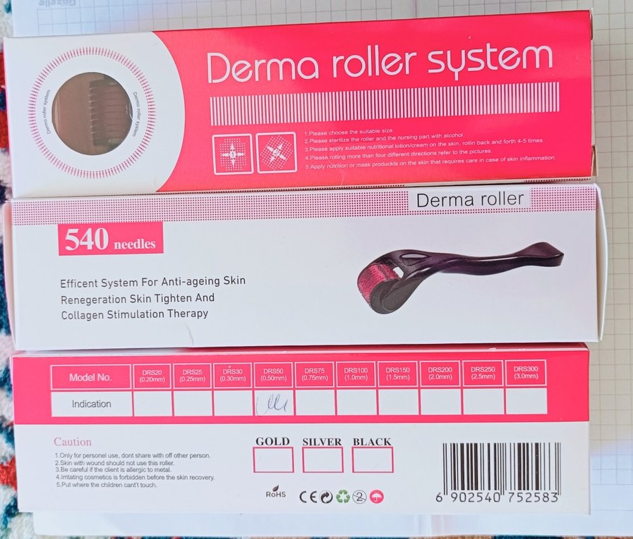 Mor Derma Roller Cilt Bakım Aleti 0.5 mm - Görsel 3