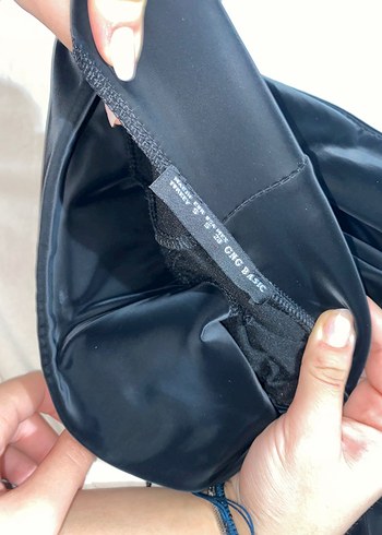 Siyah Kadın Spor Tayt - Görsel 3