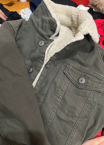 Mavi Jeans Bebek Beyaz Kürklü Midi Ceket - Görsel 4