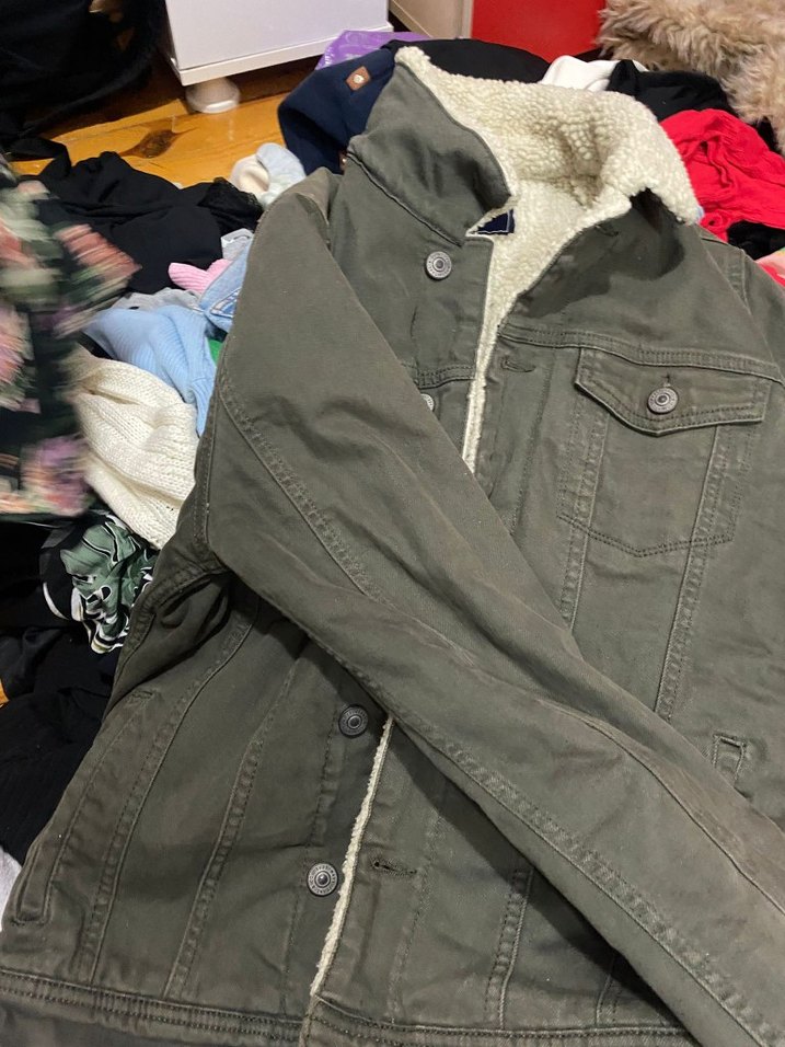 Mavi Jeans Bebek Beyaz Kürklü Midi Ceket - Görsel 2