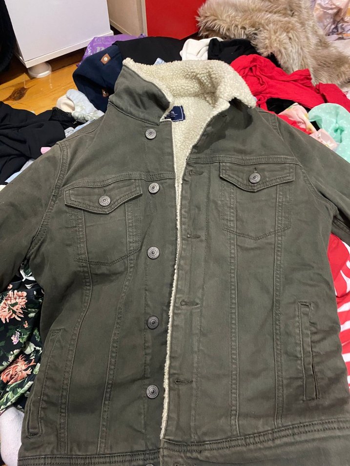 Mavi Jeans Bebek Beyaz Kürklü Midi Ceket - Görsel 3